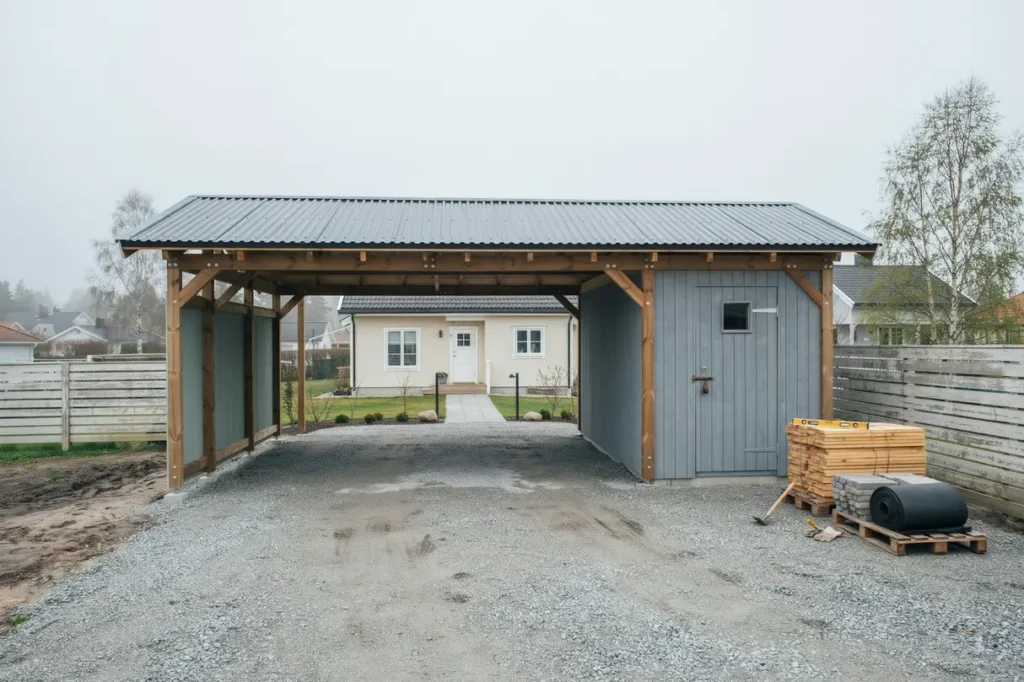 bygga carport med f rr d smart planering materialval och regler att ha koll p