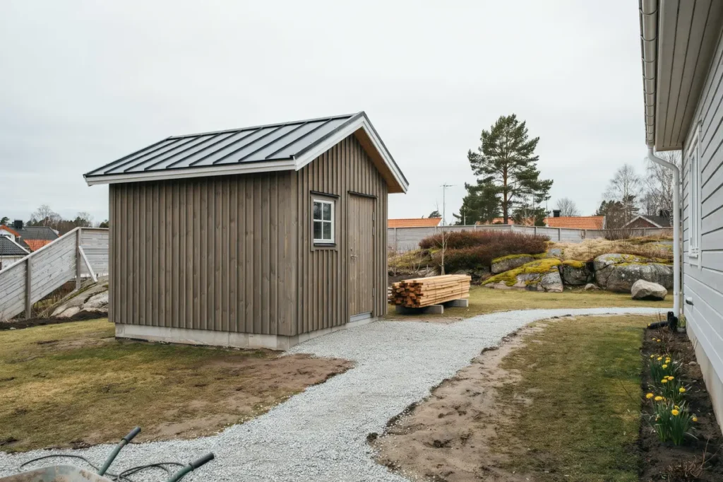 steg f r steg s bygger du ett praktiskt och h llbart f rr d som passar tomten och huset